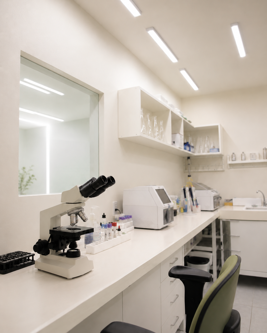 Laboratório de análises clínicas da Veterinarii