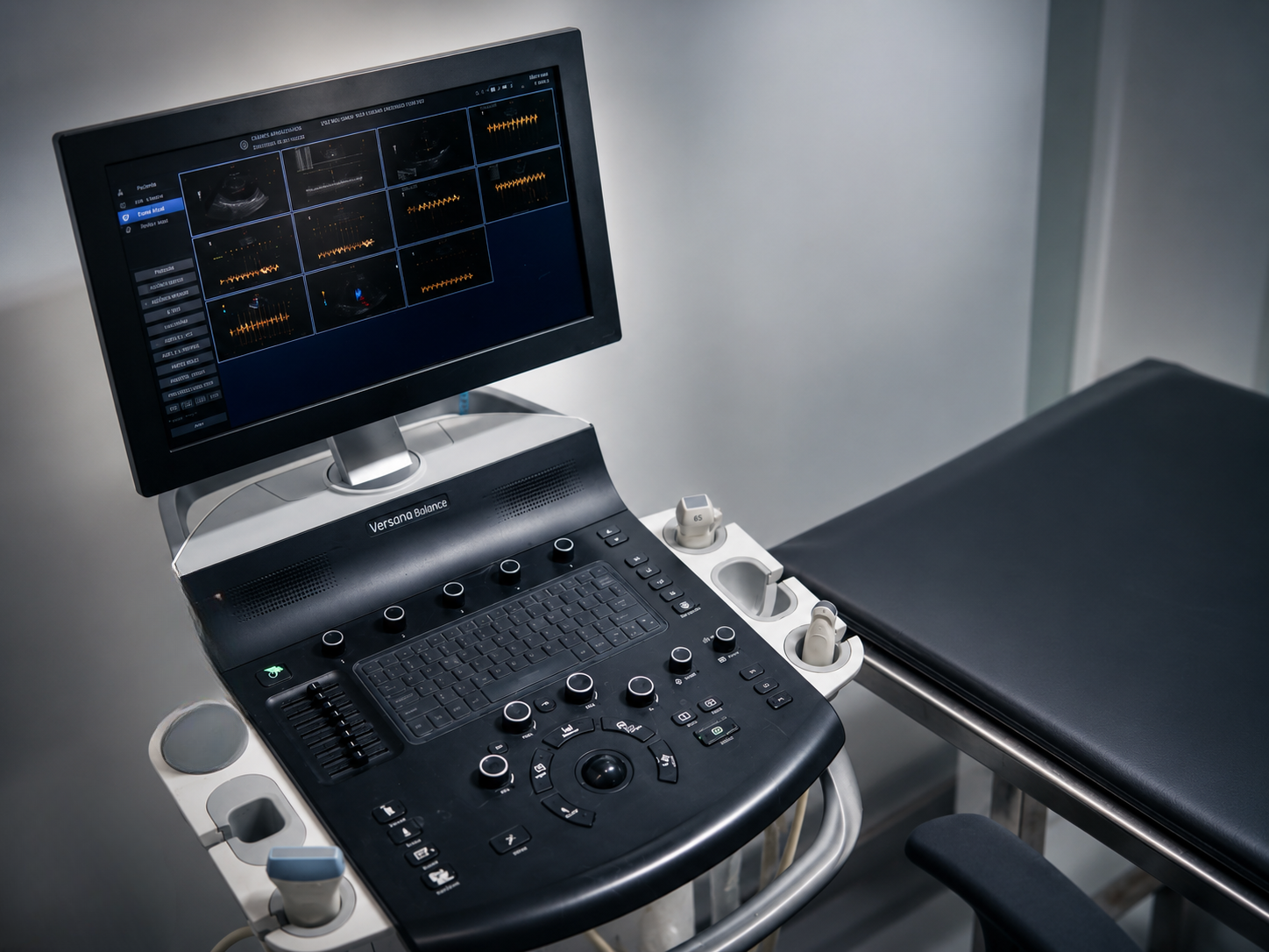 Equipamento de ultrassonografia veterinária da Veterinarii